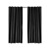 2X Blockout Curtains Blackout Curtain Bedroom Window Eyelet Black 140CM x 244CM Deals499