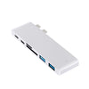 USB 3.0 Type-C HUB 6 Port Powered Adapter High Speed Splitter for Macbook pro Deals499