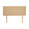 Levede PU Leather Bed Headboard with Wooden Legs in King Size in Cream Colour Deals499