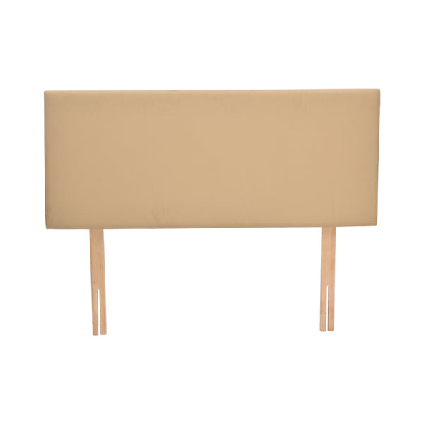 Levede PU Leather Bed Headboard with Wooden Legs in King Size in Cream Colour Deals499