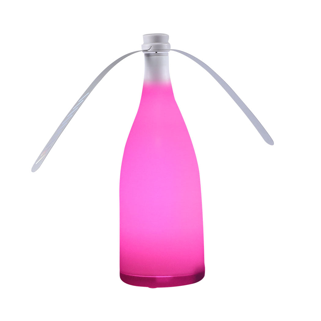 LED Repellent Fly Fan Entertaining Free Indoor Outdoor Home Chemical  Safe Trap Pink Deals499