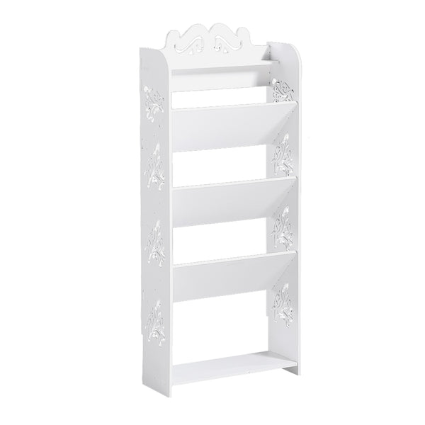 Levede 5 Tiers 43 Width Tilt Chic Hollow Shoe Rack Stand Storage Organiser Shelf Deals499