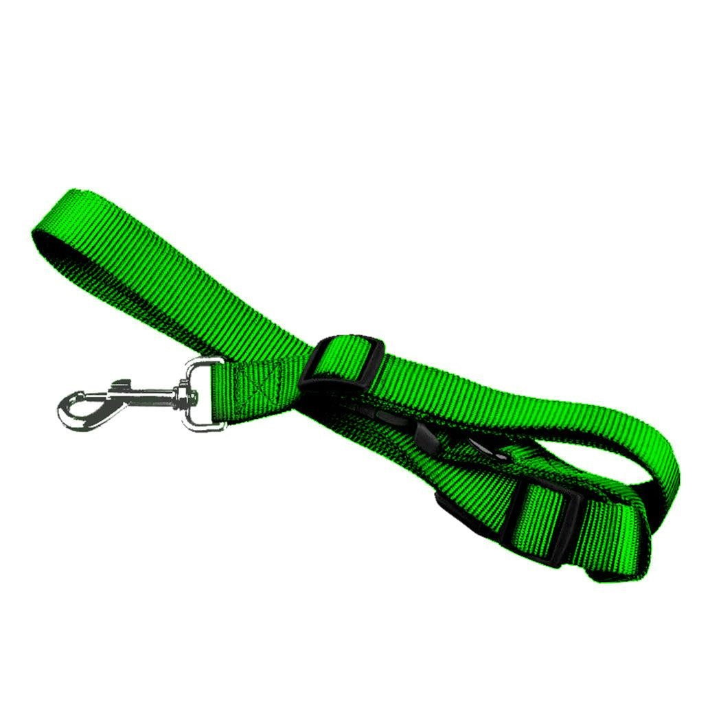 Adjustable Dog Hands Free Leash Waist Belt Buddy Jogging Walking Running Green Deals499