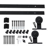 3M Antique Classic Style Single Sliding Barn Door Hardware Track Roller Kit Deals499