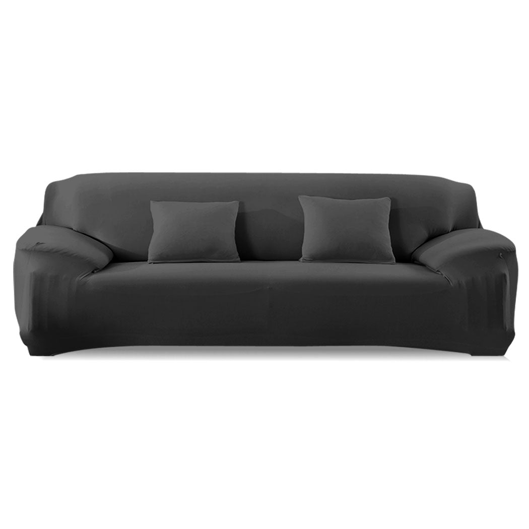 Easy Fit Stretch Couch Sofa Slipcovers Protectors Covers 3 Seater Black Deals499