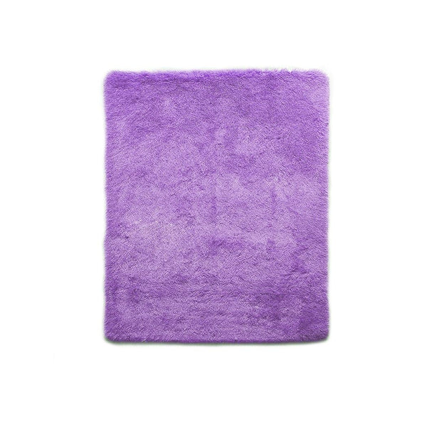 Designer Soft Shag Shaggy Floor Confetti Rug Carpet Home Decor 80x120cm Purple Deals499