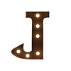 LED Metal Letter Lights Free Standing Hanging Marquee Event Party D?cor Letter J Deals499