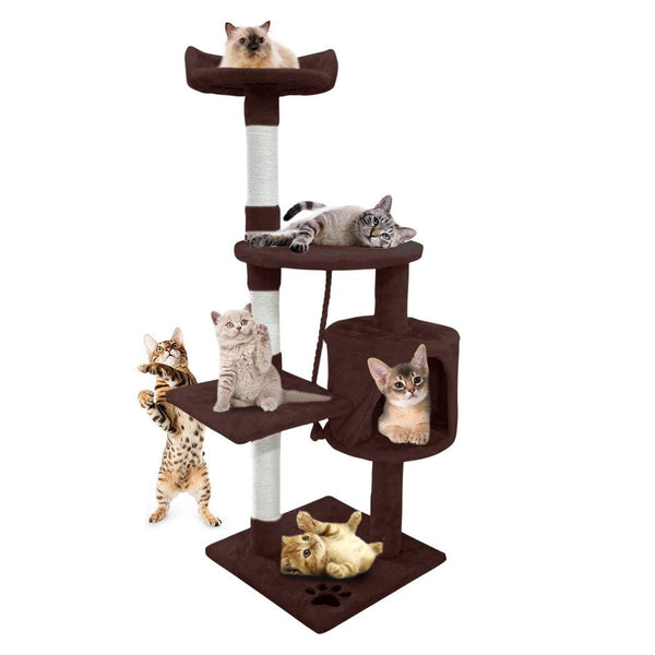 PaWz 1.1M Cat Scratching Post Tree Gym House Condo Furniture Scratcher Tower Deals499