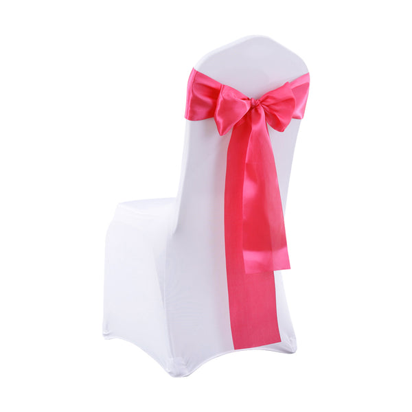 50x Satin Chair Sashes Cloth Cover Wedding Party Event Decoration Table Runner Deals499