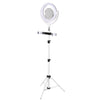 LED Ring Light with Tripod Stand Phone Holder Dimmable Studio Lamp Makeup Mirror White Deals499