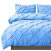 DreamZ Diamond Pintuck Duvet Cover and Pillow Case Set in UQ Size in Navy Colour Deals499