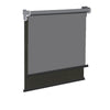 Modern Day/Night Double Roller Blind Commercial Quality 210x210cm Charcoal Black Deals499