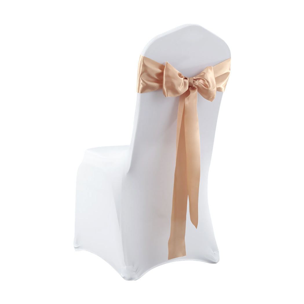 50x Satin Chair Sashes Cloth Cover Wedding Party Event Decoration Table Runner Deals499