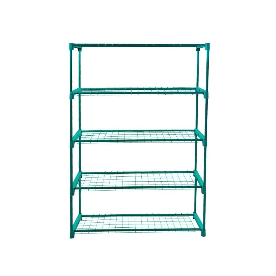 2x 5 Tier Plant Shelve Garden Greenhouse Steel Storage Shelving Frame Stand Rack Deals499