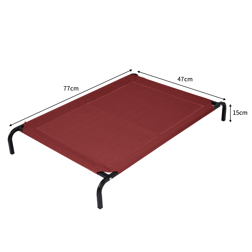 Pet Bed Dog Beds Bedding Sleeping Non-toxic Heavy Trampoline Red M Deals499