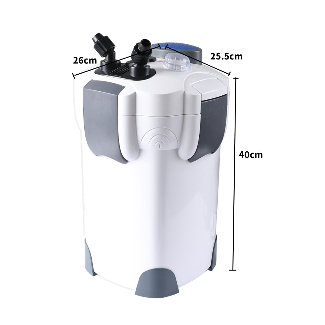 Canister Filter Aquarium External Aqua Pump Fish Water Tank Sponge Pond 1400L/H Deals499