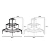 Levede Outdoor Indoor Pot Plant Stand Garden Metal 3 Tier Planter Corner Shelf Deals499