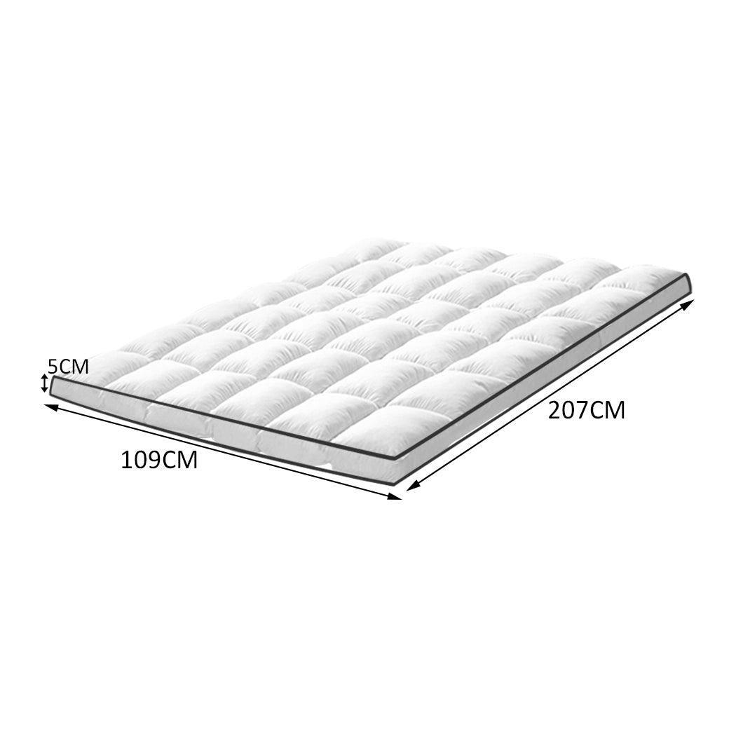 DreamZ Luxury Bedding Pillowtop Mattress Topper Mat Pad Protector King Single Deals499