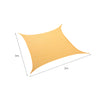 Sun Shade Sail Cloth ShadeCloth Canopy Outdoor Awning Cover Square Beige 3Mx3M Deals499