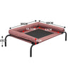 PaWz Pet Bed Heavy Duty Frame Hammock Bolster Trampoline Dog Puppy Mesh M Coffee Deals499