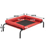 PaWz Pet Bed Heavy Duty Frame Hammock Bolster Trampoline Dog Puppy Mesh M Red Deals499