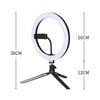 LED Ring Light with Tripod Stand Phone Holder Dimmable Studio Photo Makeup Lamp Type1 Deals499