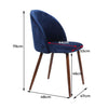 2x Dining Chairs Seat French Provincial Kitchen Lounge Chair Navy Deals499