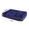 PaWz Pet Bed Mattress Dog Cat Pad Mat Cushion Soft Winter Warm 2X Large Blue Deals499