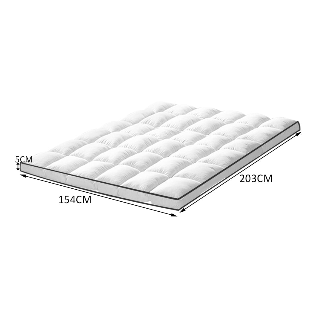 DreamZ Bedding Luxury Pillowtop Mattress Topper Mat Pad Protector Cover Queen Deals499