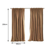 2X Blockout Curtains Curtain Blackout Bedroom 180cm x 230cm Mustard Deals499