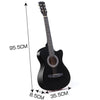 BoPeep 38 Inch Wooden Folk Acoustic Guitar Classical Cutaway Steel String w/ Bag Deals499