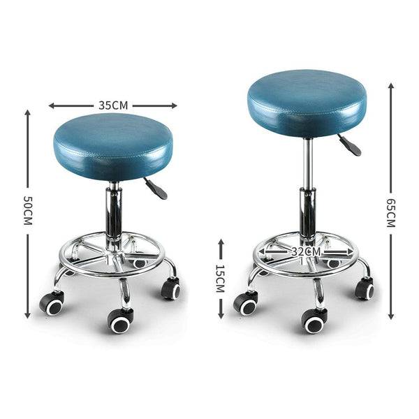 2x Levede Swivel Salon Barstool Hairdressing Stool Barber Chair Equipment Beauty Deals499