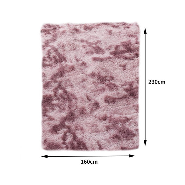 Floor Rug Shaggy Rugs Soft Large Carpet Area Tie-dyed Noon TO Dust 160x230cm Deals499