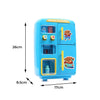 Kids Play Set 2 IN 1 Refrigerator Vending Machine Kitchen Pretend Play Toys Blue Deals499