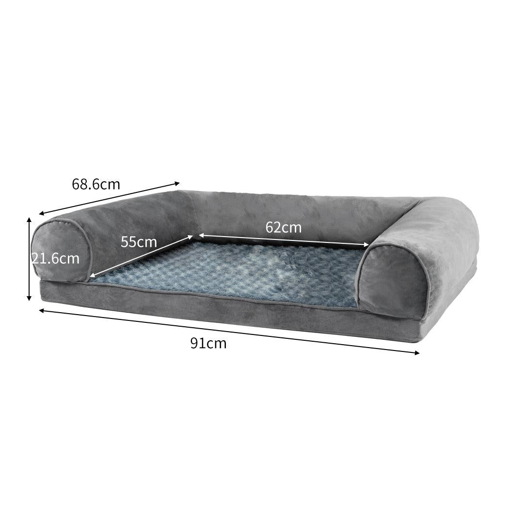 Pet Bed Sofa Dog Beds Bedding Soft Warm Mattress Cushion Pillow Mat Plush  L Deals499