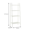 4 Tier Ladder Shelf Unit Bookshelf Bookcase Book Storage Display Rack Stand Deals499