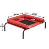 PaWz Pet Bed Heavy Duty Frame Hammock Bolster Trampoline Dog Puppy Mesh S Red Deals499