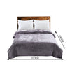 DreamZ 320GSM 220x240cm Ultra Soft Mink Blanket Warm Throw in Silver Colour Deals499