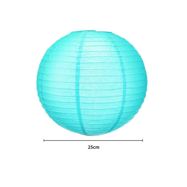 12" Paper Lanterns for Wedding Party Festival Decoration - Blue and White Colours Deals499