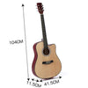 BoPeep 38 Inch Wooden Folk Acoustic Guitar Classical Cutaway Steel String w/ Bag Deals499