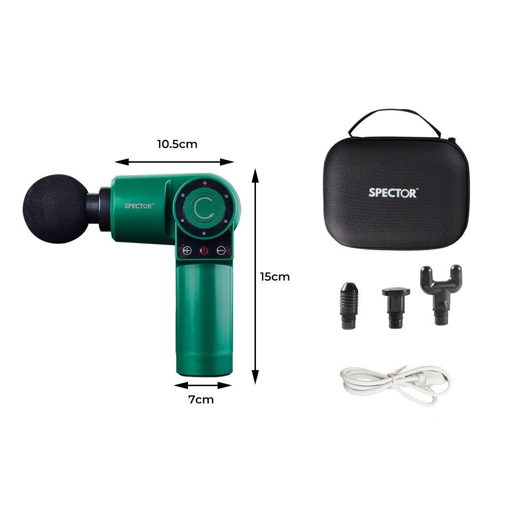 Spector Massage Gun 90°Rotatable Pocket Massager Tissue Muscle Percussion Green Deals499