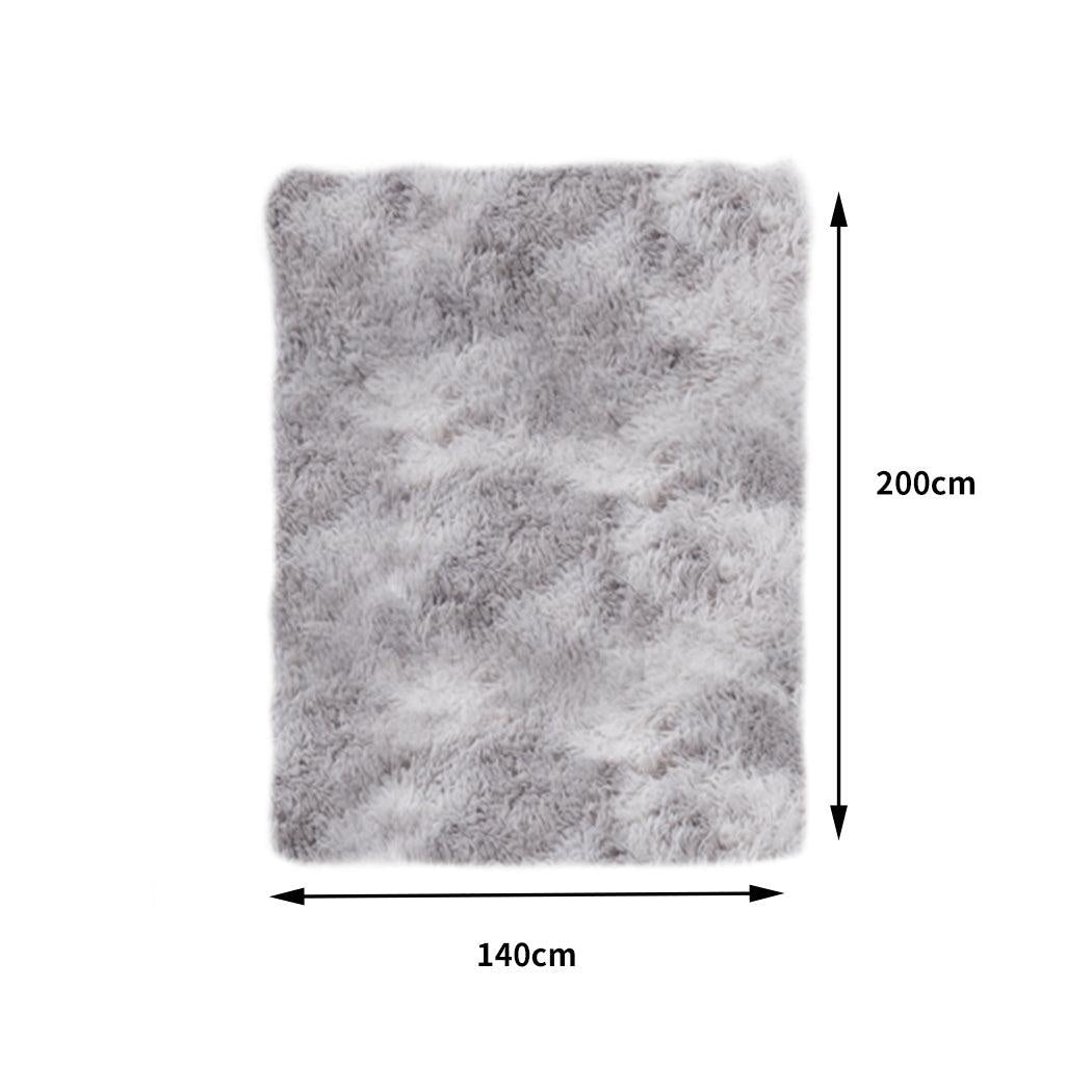 Floor Rug Shaggy Rugs Soft Large Carpet Area Tie-dyed Mystic 140x200cm Deals499