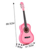 BoPeep 34 Inch Wooden Folk Acoustic Guitar Classical Cutaway Steel String w/ Bag Deals499