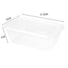 200 Pcs 1000ml Take Away Food Platstic Containers Boxes Base and Lids Bulk Pack Deals499