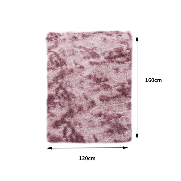 Floor Rug Shaggy Rugs Soft Large Carpet Area Tie-dyed Noon TO Dust 120x160cm Deals499