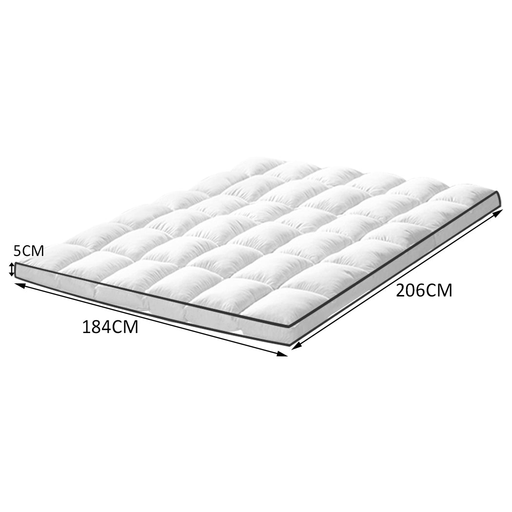 DreamZ Bedding Luxury Pillowtop Mattress Topper Mat Pad Protector Cover King Deals499