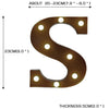 LED Metal Letter Lights Free Standing Hanging Marquee Event Party D?cor Letter S Deals499