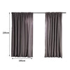 2X Blockout Curtains Curtain Living Room Window Grey 140CM x 230CM Deals499