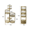 6 Tier Plant Stand Swivel Outdoor Indoor Metal Stands Flower Shelf Gold Garden Deals499