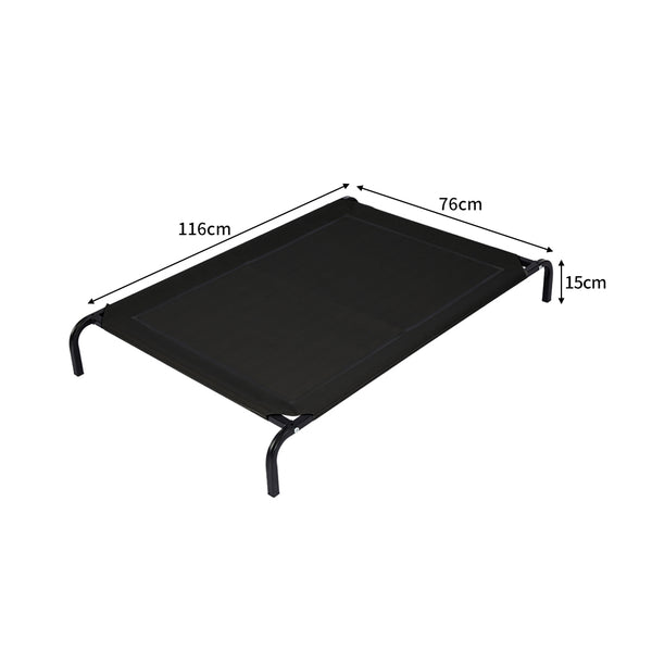 Pet Bed Dog Beds Bedding Sleeping Non-toxic Heavy Trampoline Black XL Deals499